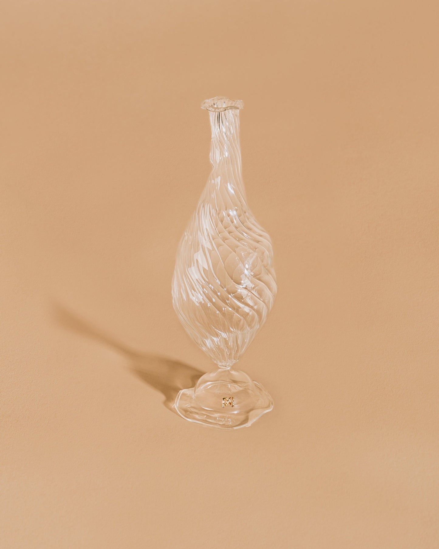 VASE EN VERRE MARIN