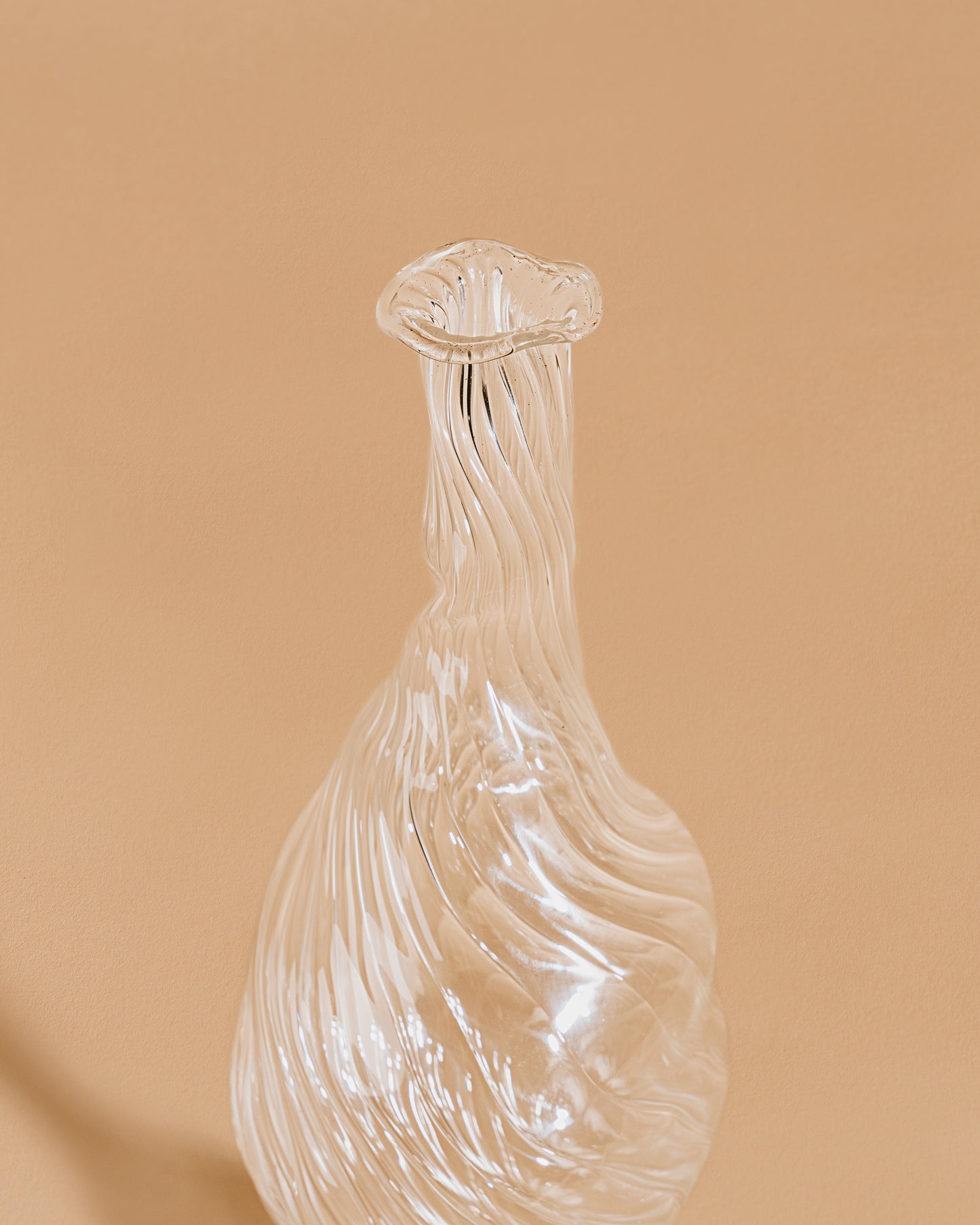 VASE EN VERRE MARIN