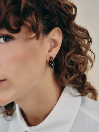Mini boucles d'oreilles d'automne