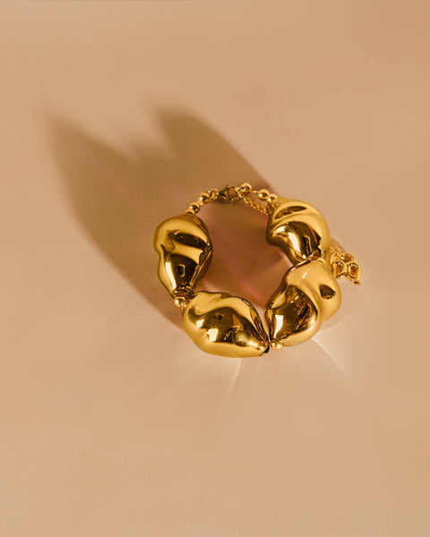 Bracelet coquillage en or