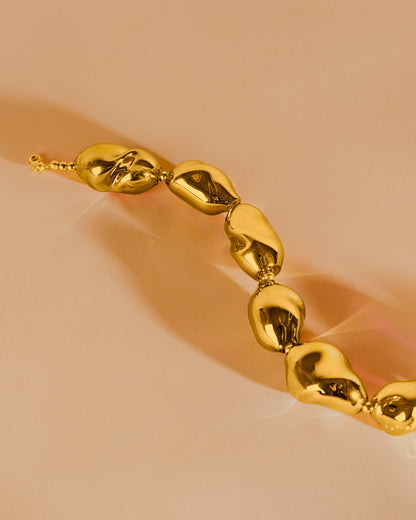 Bracelet coquillage en or