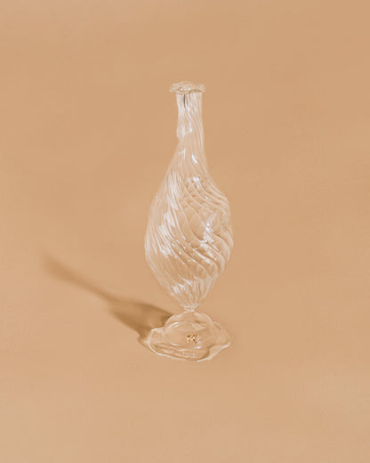 VASE EN VERRE MARIN