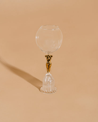 Gobelet en verre sirène