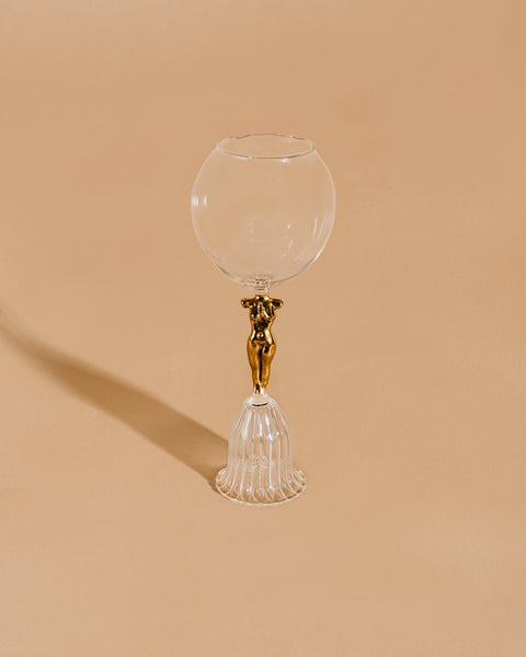 Gobelet en verre sirène