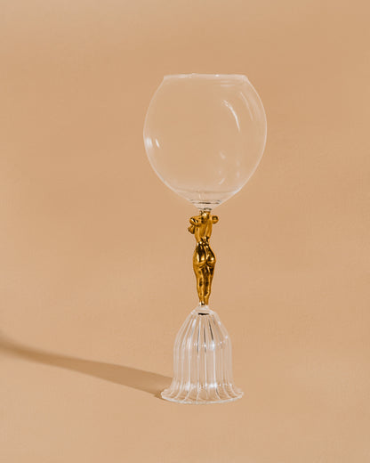 Gobelet en verre sirène