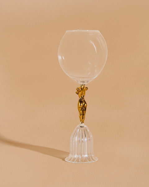 Gobelet en verre sirène