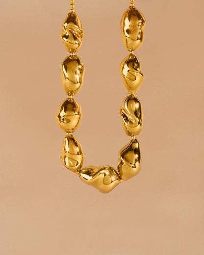 Collier coquillage en or