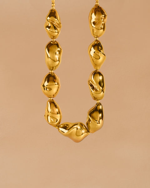 Collier coquillage en or