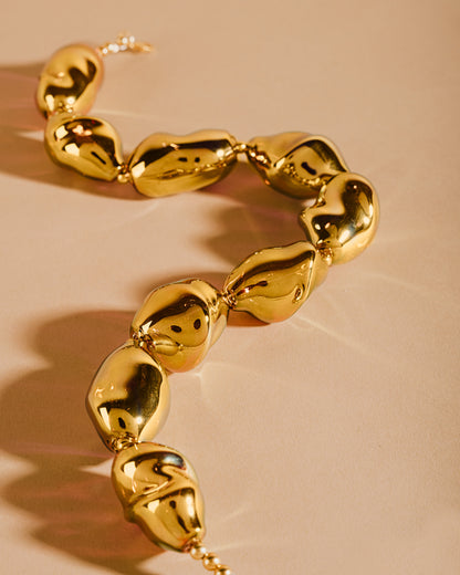 Collier coquillage en or